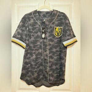 NWT - Las Vegas GOLDEN KNIGHTS Unisex Baseball Jersey